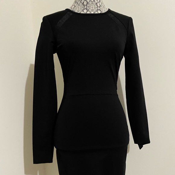 ARITZIA WILFRED Bodycon Black Dress - Picture 1 of 5